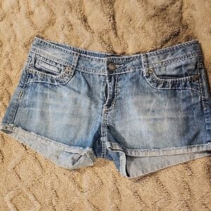 Vanity Light Blue Jean Shorts